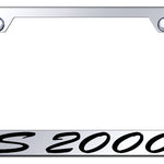 S2000 Script Stainless Steel Frame - Laser Etched Mirrored