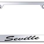 Seville Script Stainless Steel Frame - Laser Etched Mirrored