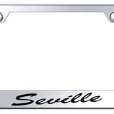 Seville Script Stainless Steel Frame - Laser Etched Mirrored