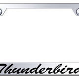 Thunderbird Script Stainless Steel Frame - Etched Mirrored