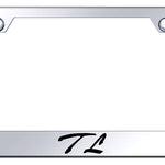 TL Script Stainless Steel Frame - Laser Etched Mirrored