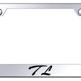TL Script Stainless Steel Frame - Laser Etched Mirrored