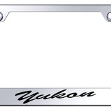 Yukon Script Stainless Steel Frame - Laser Etched Mirrored