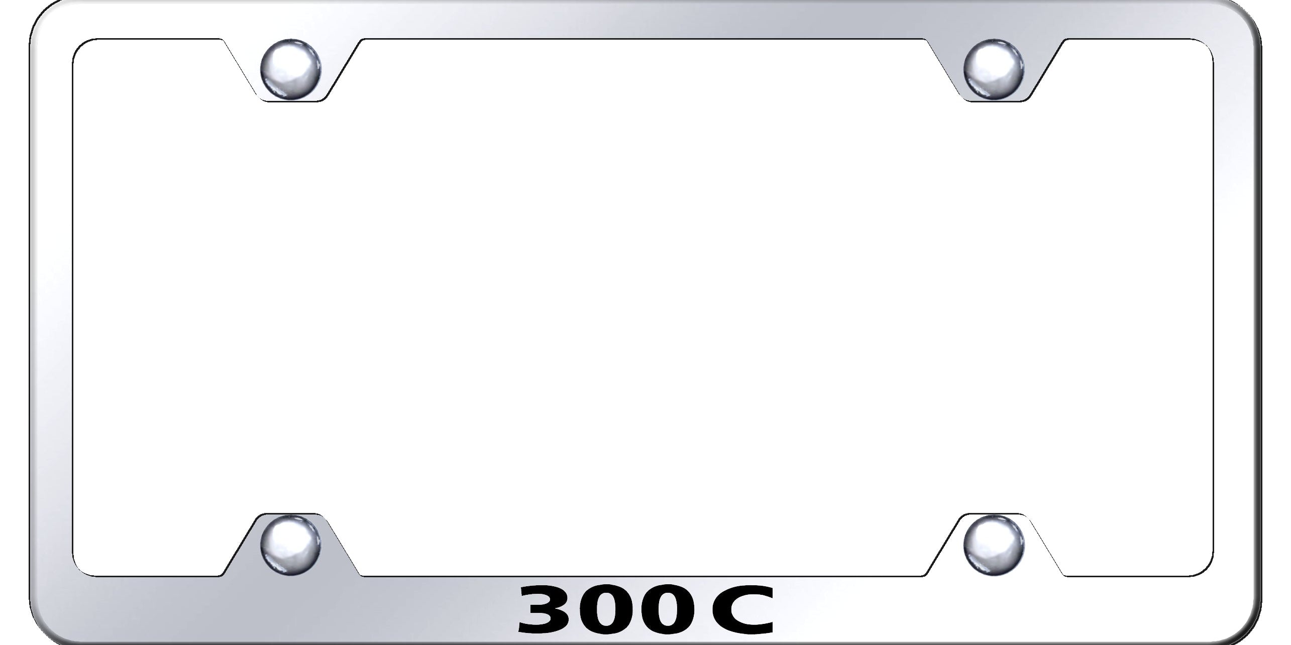 300C Steel Wide Body Frame - Laser Etched Mirrored