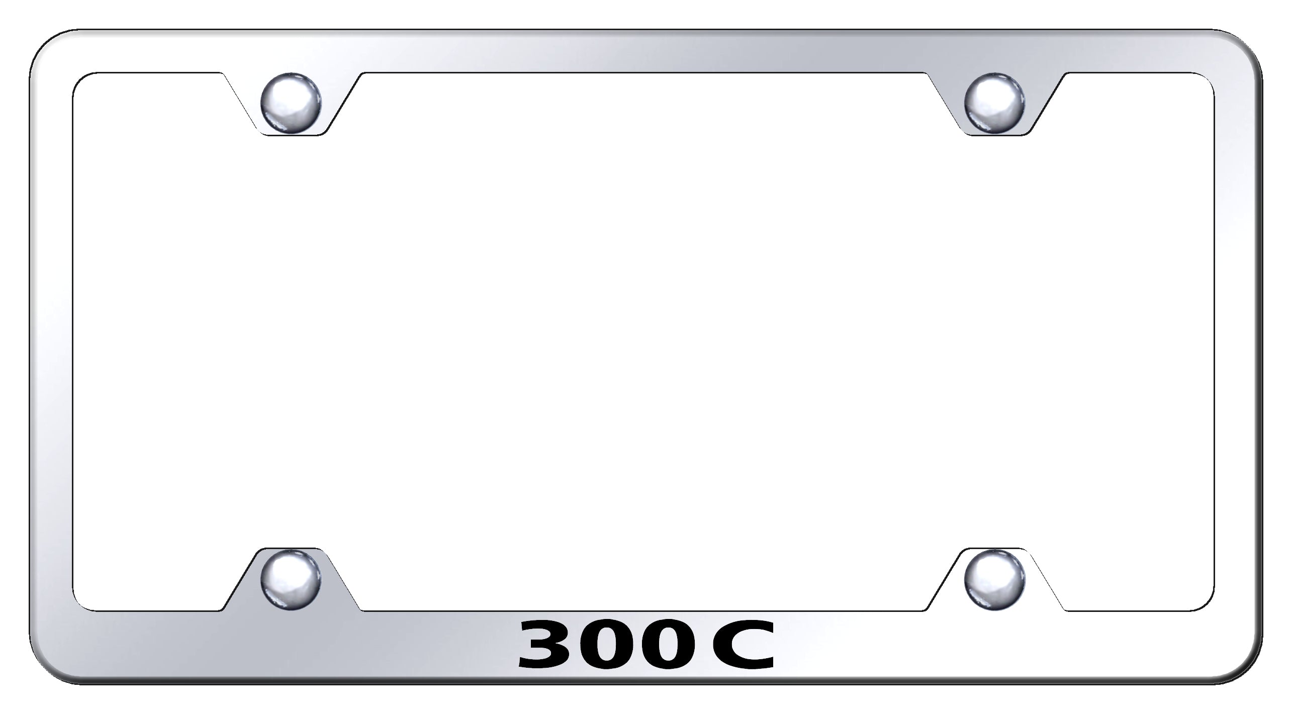 300C Steel Wide Body Frame - Laser Etched Mirrored