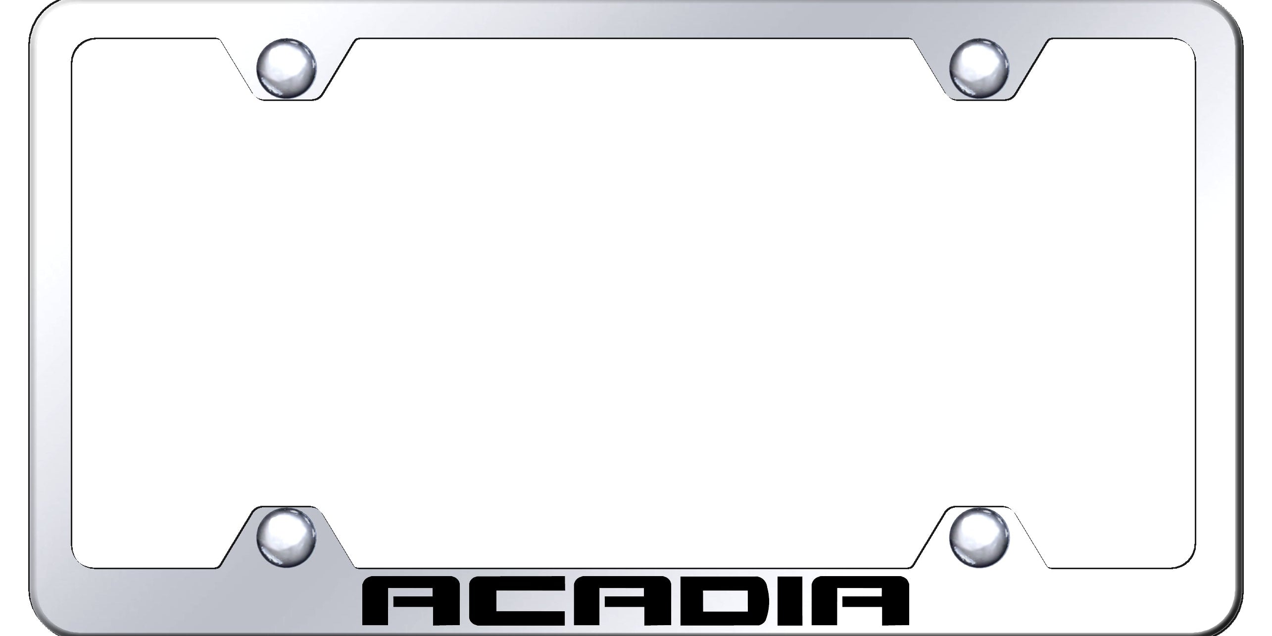 Acadia Steel Wide Body Frame - Laser Etched Mirrored