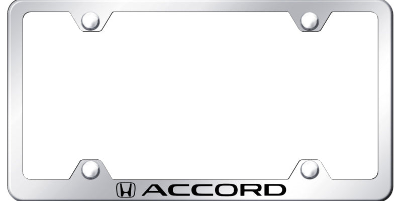 Accord Steel Wide Body Frame - Laser Etched Mirrored