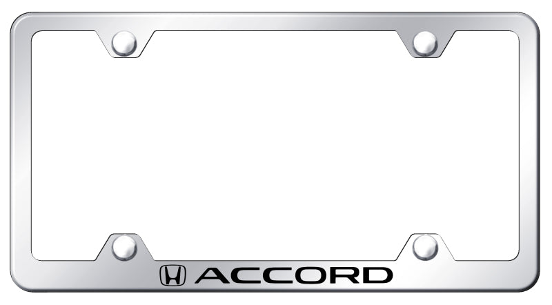 Accord Steel Wide Body Frame - Laser Etched Mirrored