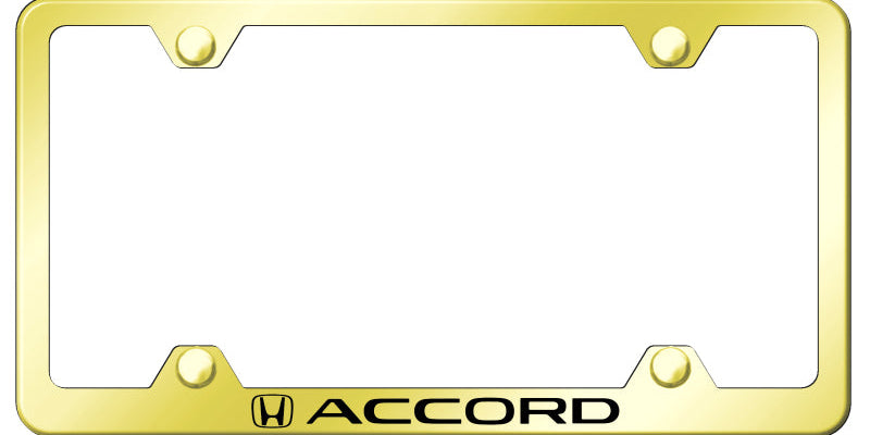 Accord Steel Wide Body Frame - Laser Etched Gold