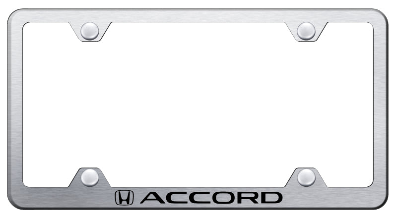 Accord Steel Wide Body Frame - Laser Etched Brushed