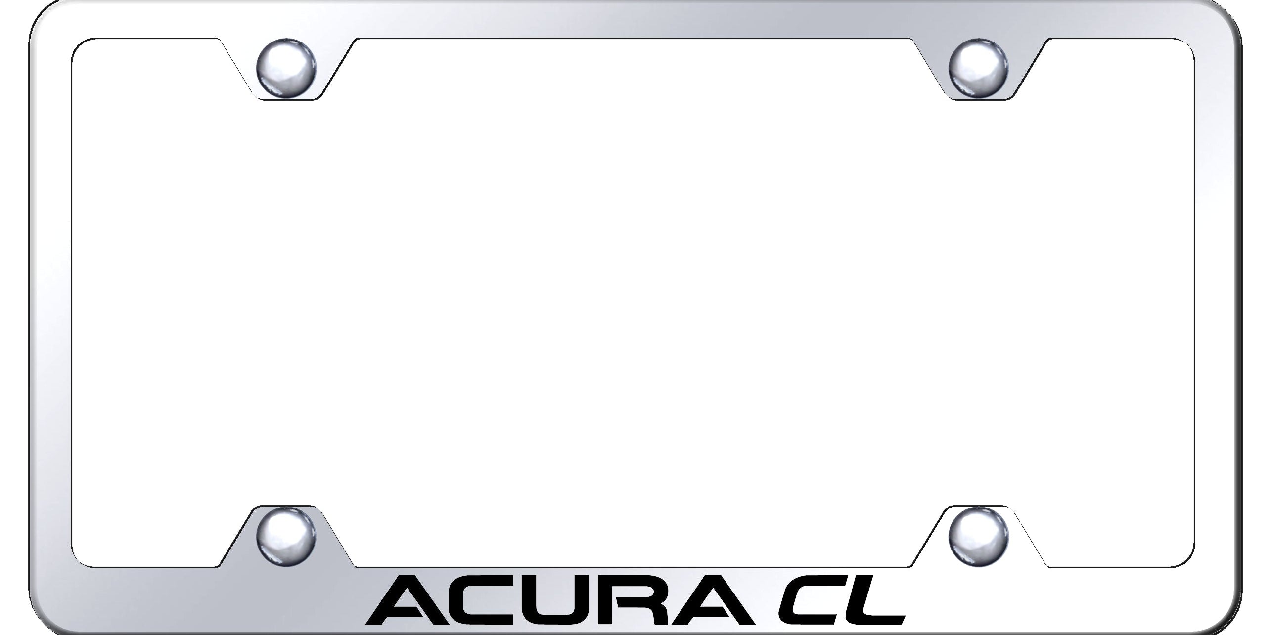 Acura CL Steel Wide Body Frame - Laser Etched Mirrored