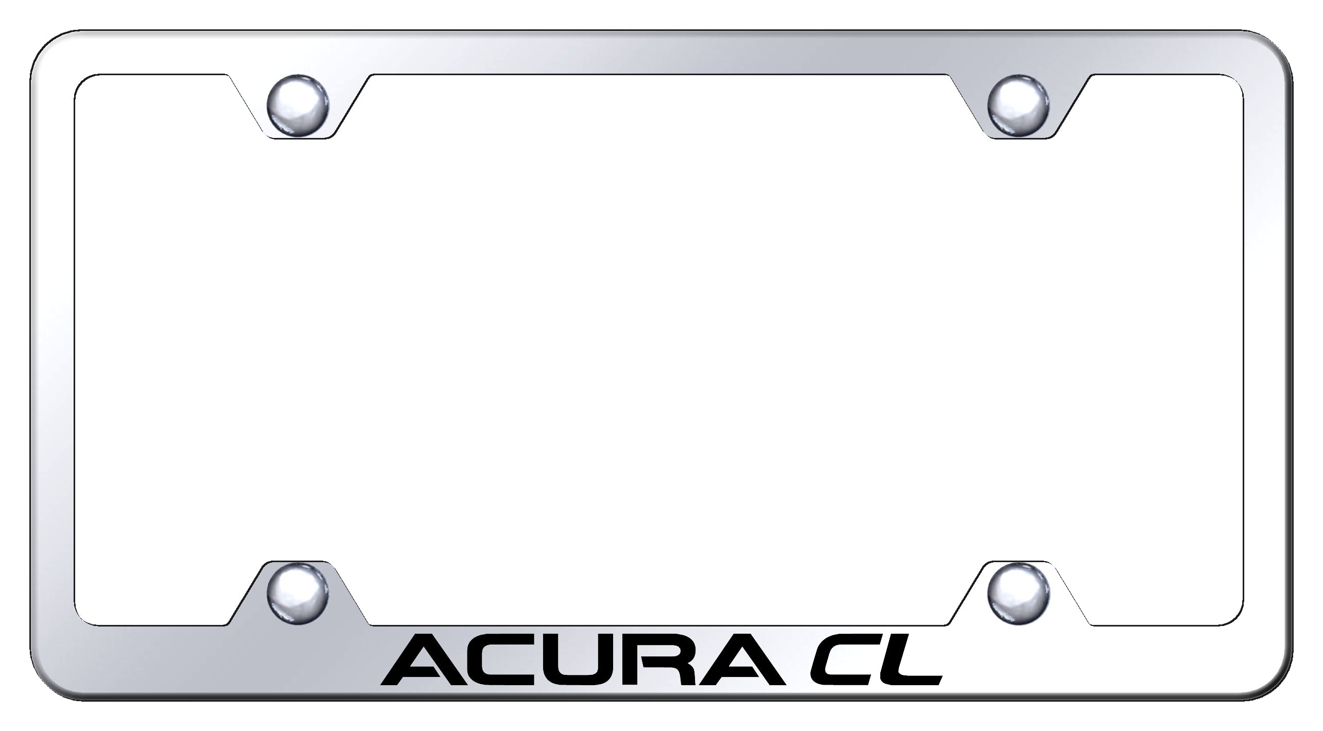 Acura CL Steel Wide Body Frame - Laser Etched Mirrored