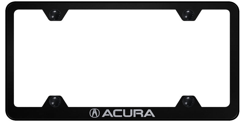 Acura Steel Wide Body Frame - Laser Etched Black