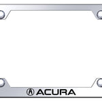 Acura Steel Wide Body Frame - Laser Etched Mirrored