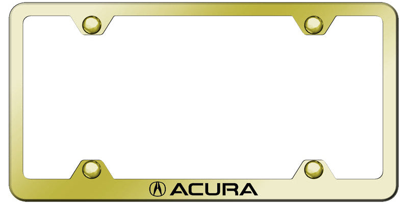 Acura Steel Wide Body Frame - Laser Etched Gold