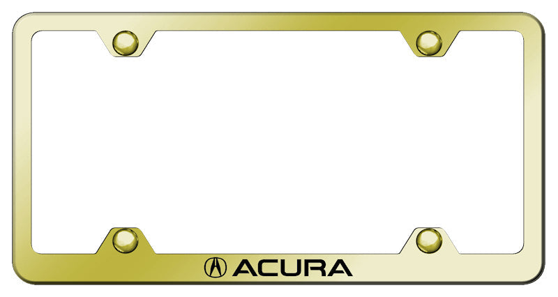 Acura Steel Wide Body Frame - Laser Etched Gold