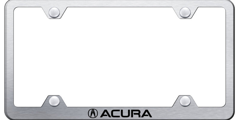 Acura Steel Wide Body Frame - Laser Etched Brushed