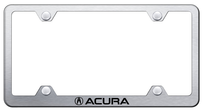 Acura Steel Wide Body Frame - Laser Etched Brushed