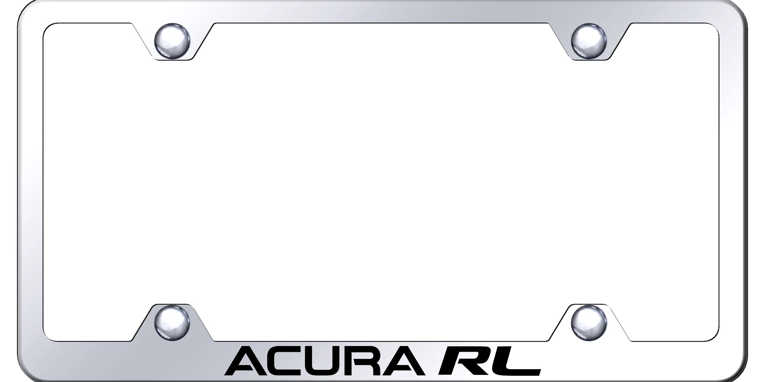 Acura RL Steel Wide Body Frame - Laser Etched Mirrored