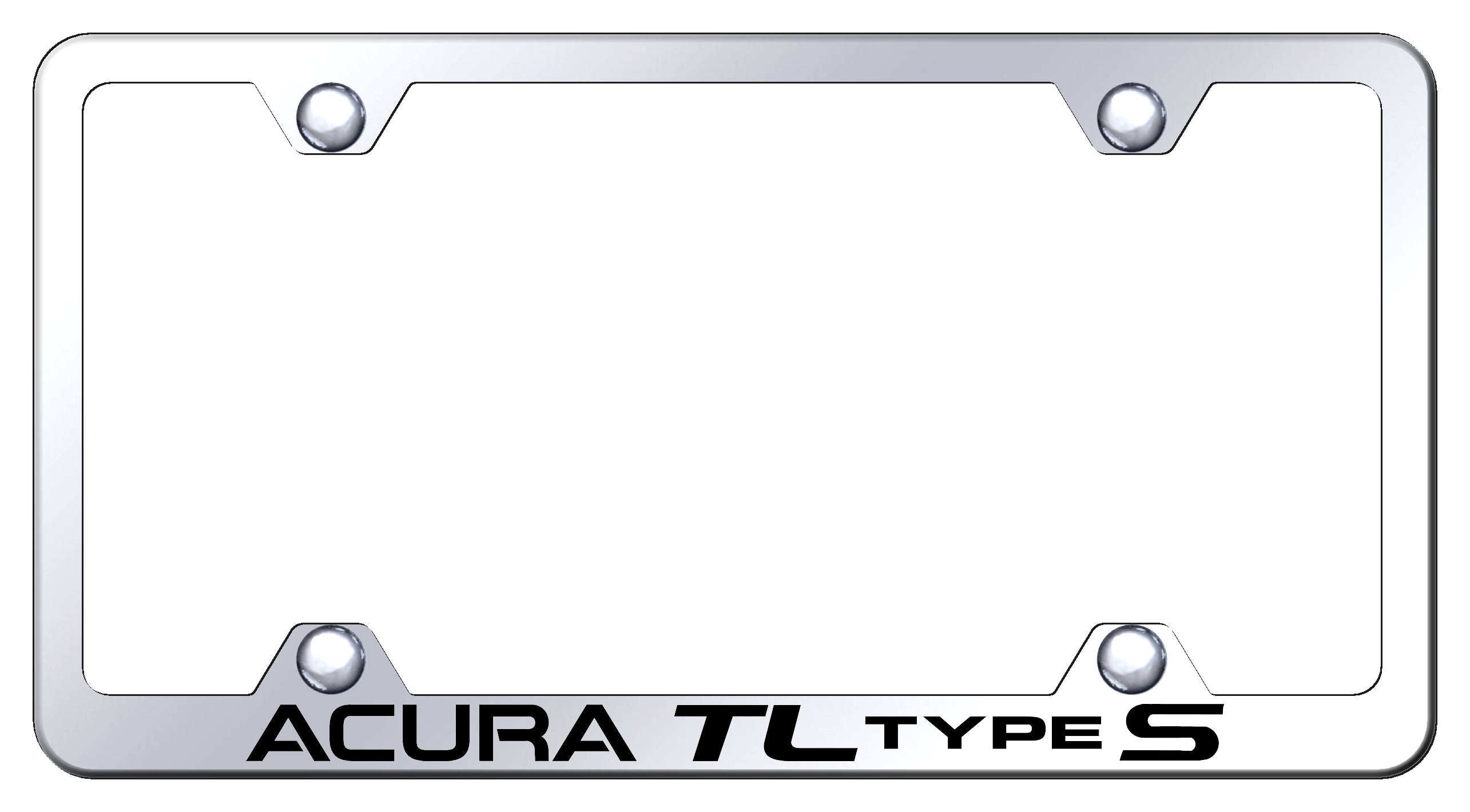 Acura TL Type S Steel Wide Body Frame - Etched Mirrored