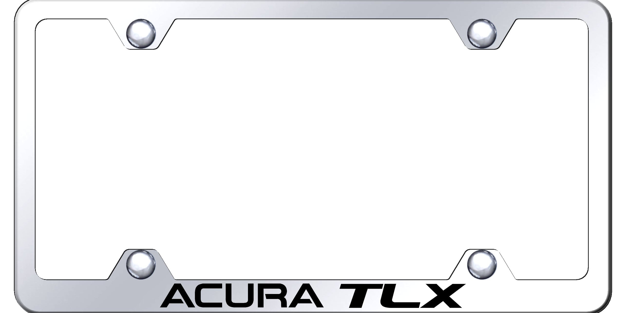 Acura TLX Steel Wide Body Frame - Laser Etched Mirrored