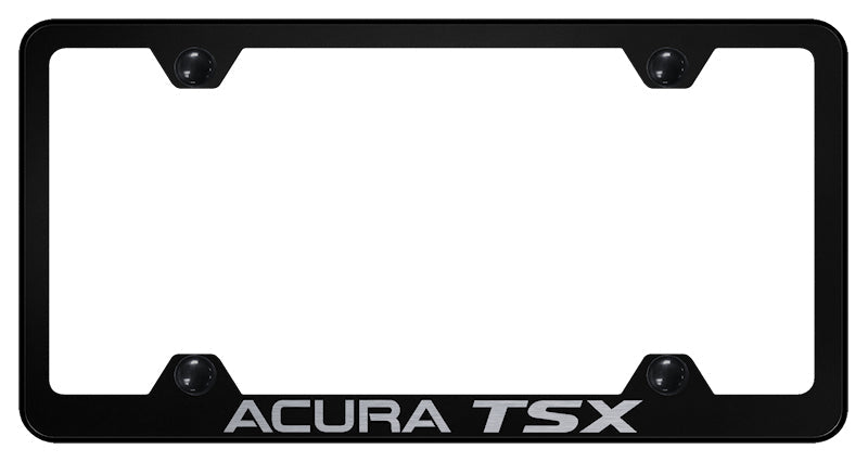 Acura TSX Steel Wide Body Frame - Laser Etched Black