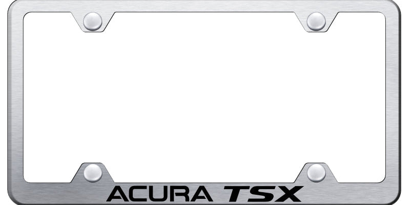 Acura TSX Steel Wide Body Frame - Laser Etched Brushed