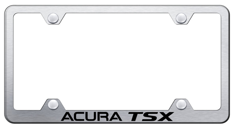 Acura TSX Steel Wide Body Frame - Laser Etched Brushed
