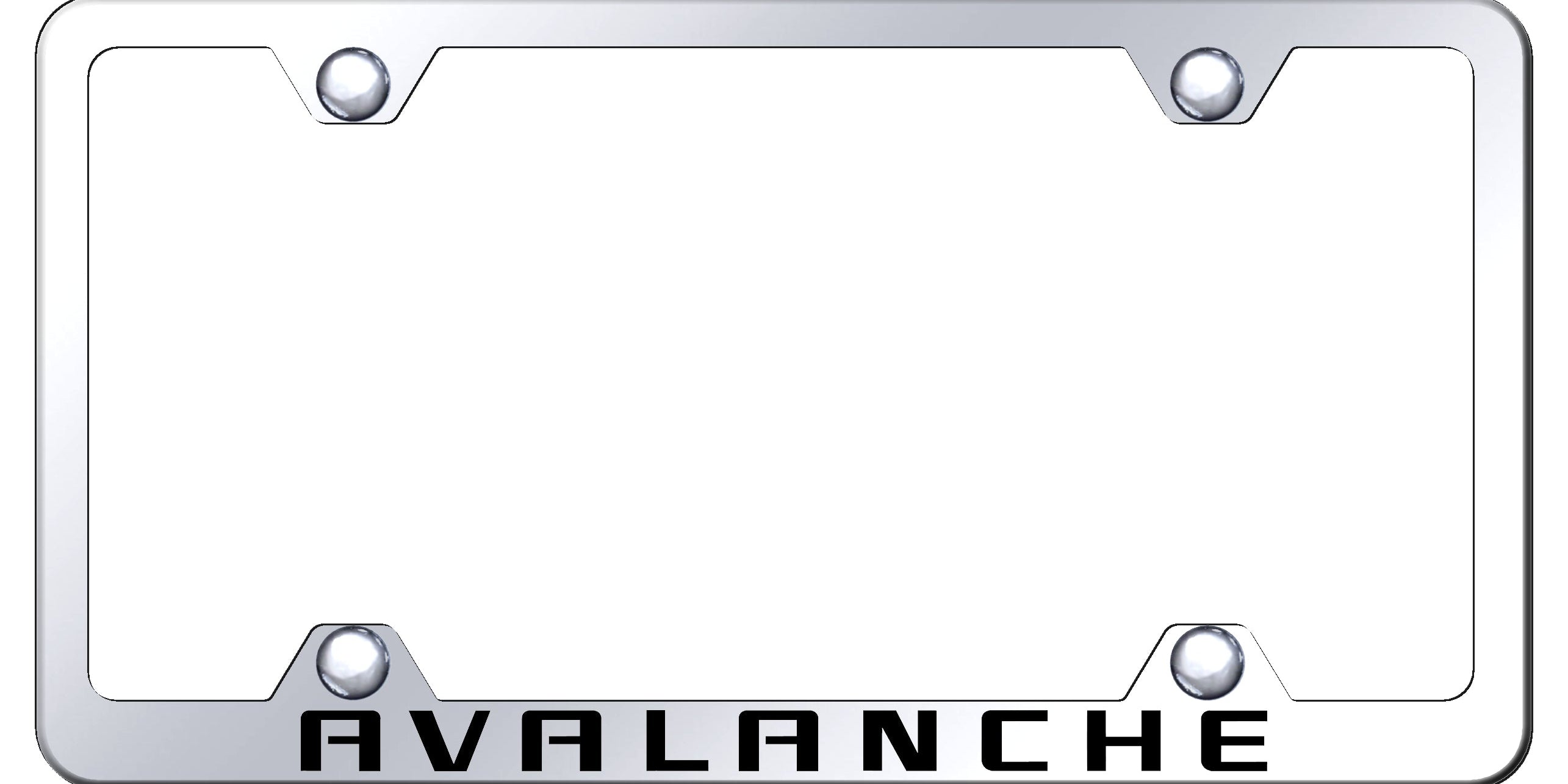 Avalanche Steel Wide Body Frame - Laser Etched Mirrored