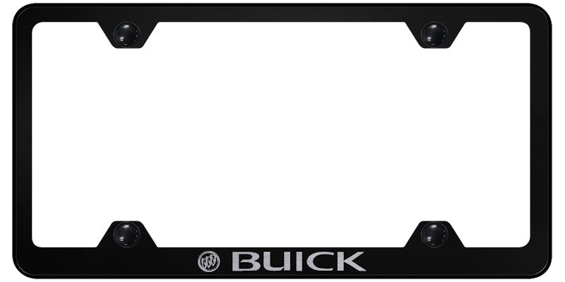 Buick Steel Wide Body Frame - Laser Etched Black