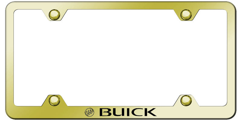 Buick Steel Wide Body Frame - Laser Etched Gold