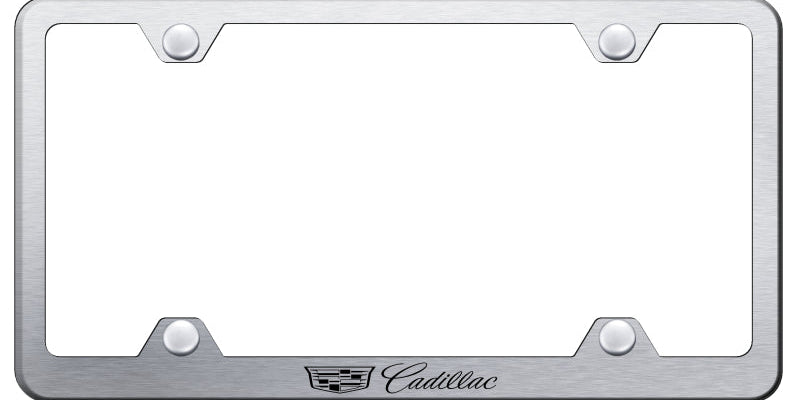 Cadillac 2014 Steel Wide Body Frame - Laser Etched Brushed