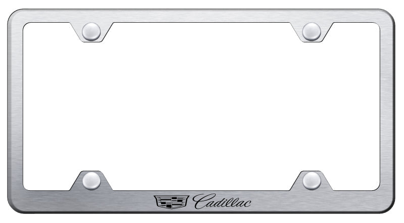 Cadillac 2014 Steel Wide Body Frame - Laser Etched Brushed