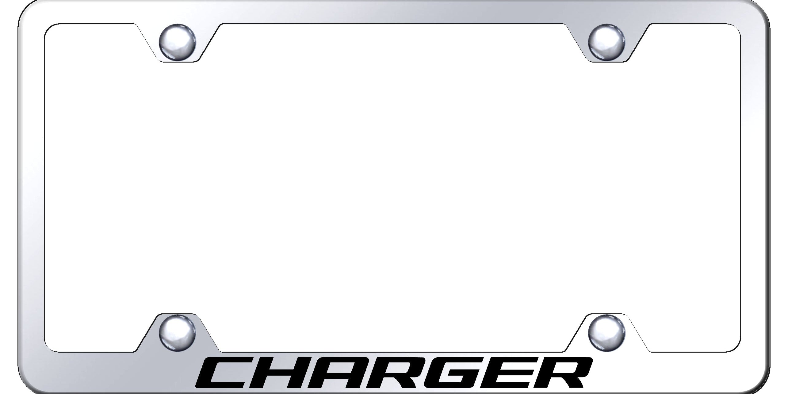 Charger Steel Wide Body Frame - Laser Etched Mirrored