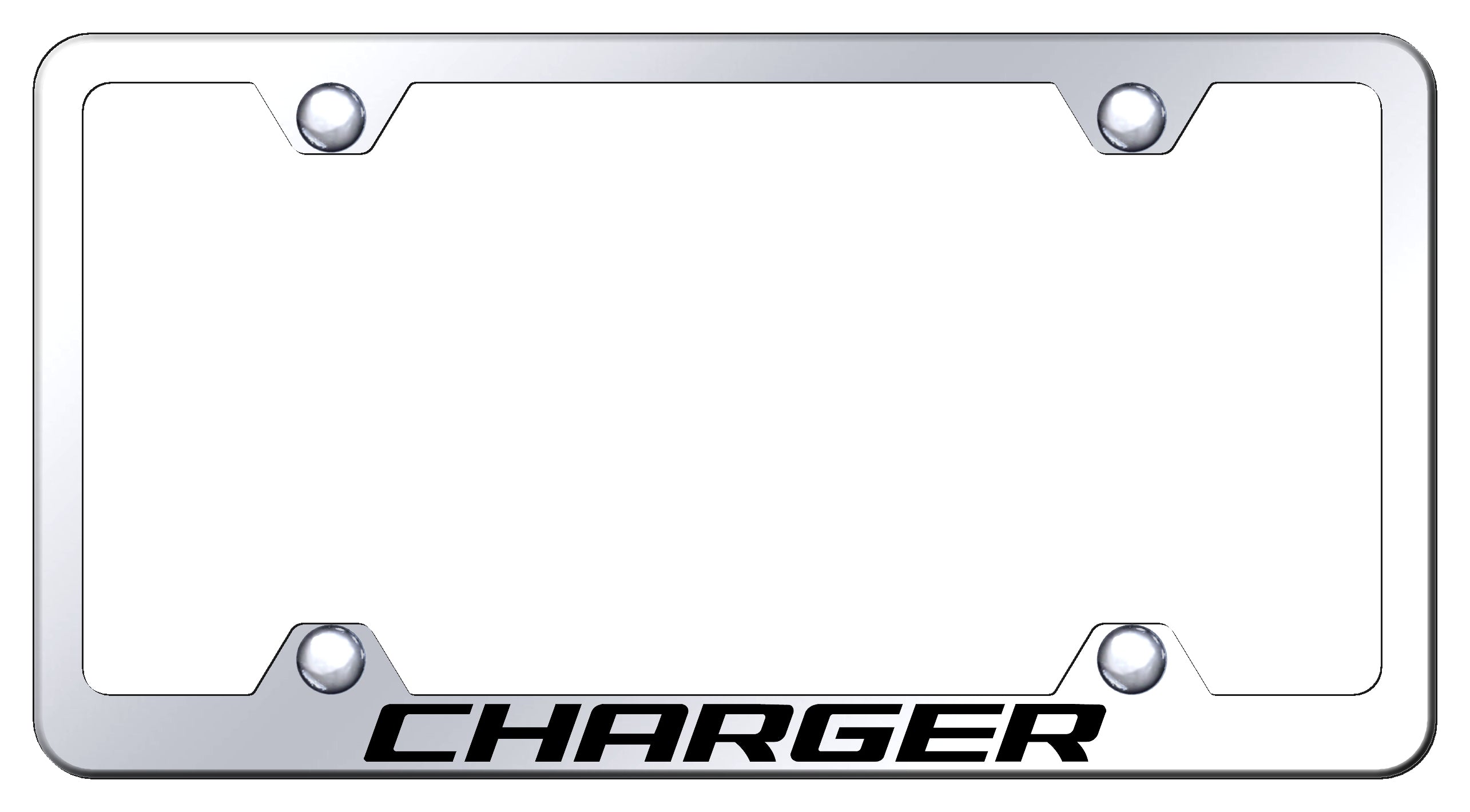 Charger Steel Wide Body Frame - Laser Etched Mirrored