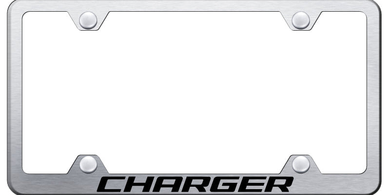 Charger Steel Wide Body Frame - Laser Etched Brushed