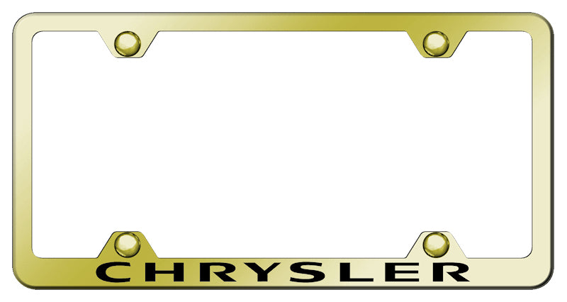 Chrysler Steel Wide Body Frame - Laser Etched Gold