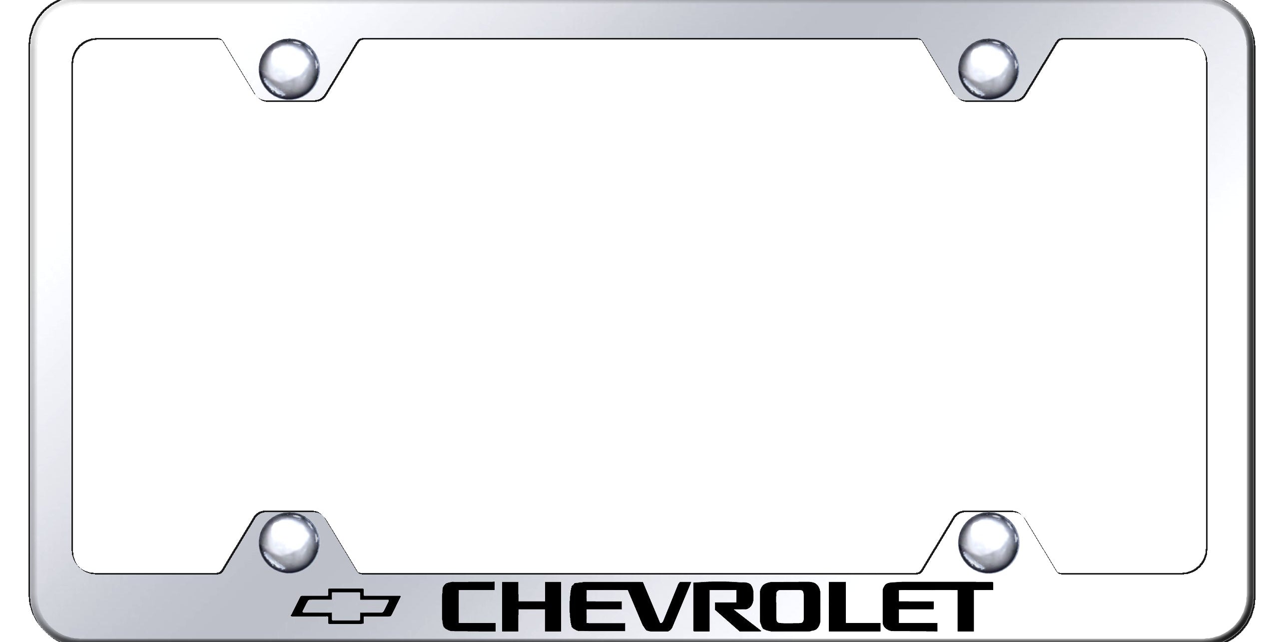 Chevrolet Steel Wide Body Frame - Laser Etched Mirrored