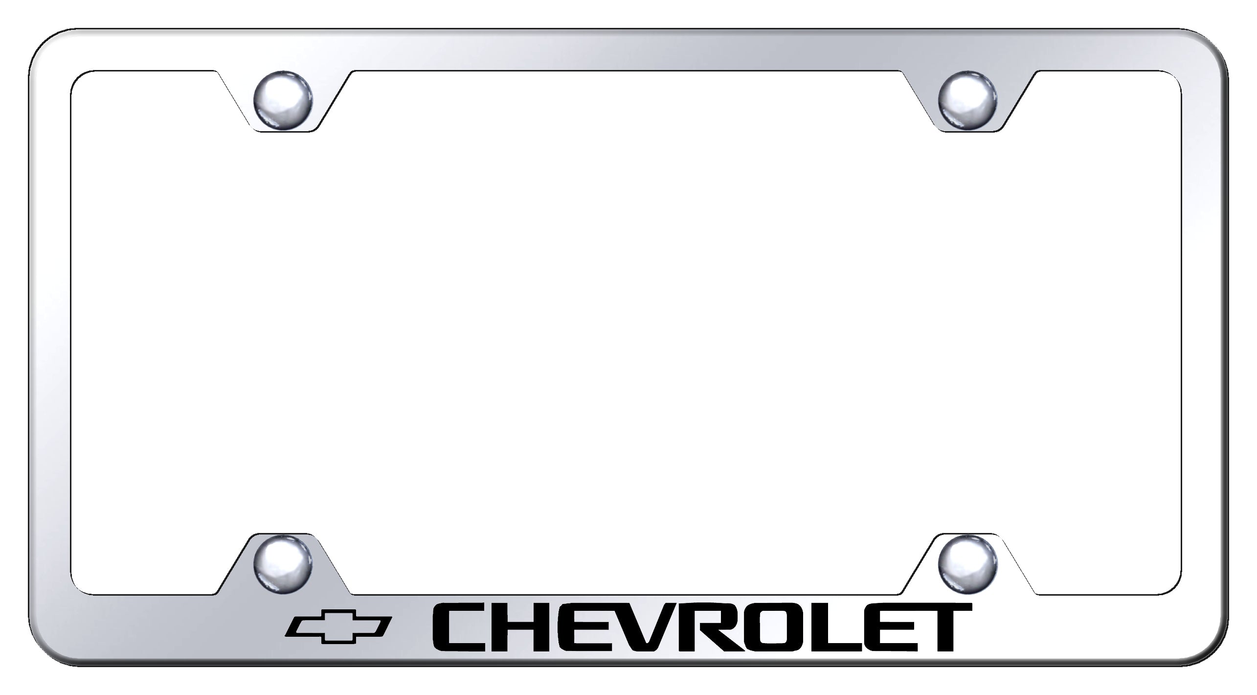 Chevrolet Steel Wide Body Frame - Laser Etched Mirrored