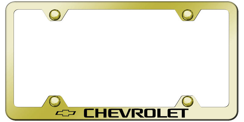 Chevrolet Steel Wide Body Frame - Laser Etched Gold