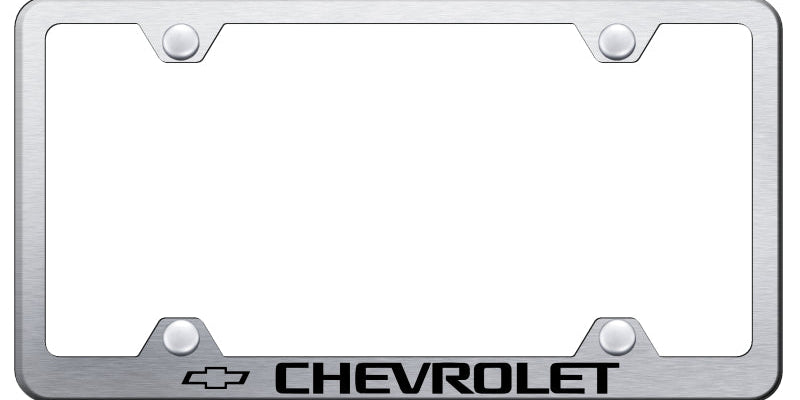 Chevrolet Steel Wide Body Frame - Laser Etched Brushed