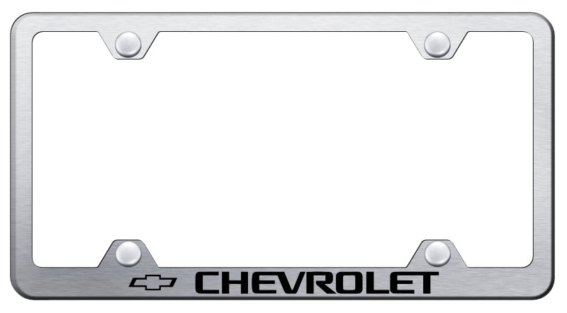 Chevrolet Steel Wide Body Frame - Laser Etched Brushed