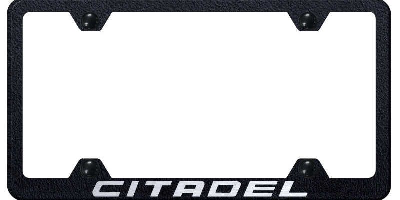 Citadel Steel Wide Body Frame - Laser Etched Rugged Black