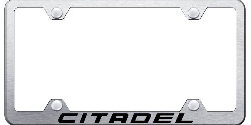 Citadel Steel Wide Body Frame - Laser Etched Brushed