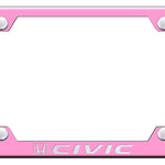 Civic Steel Wide Body Frame - Laser Etched Pink