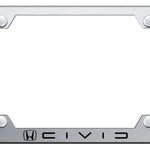 Civic (Reverse C) Steel Wide Body Frame - Etched Brushed