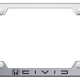 Civic (Reverse C) Steel Wide Body Frame - Etched Brushed