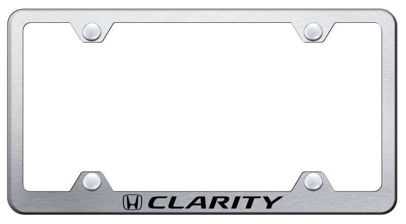 Clarity Steel Wide Body Frame - Laser Etched Brushed