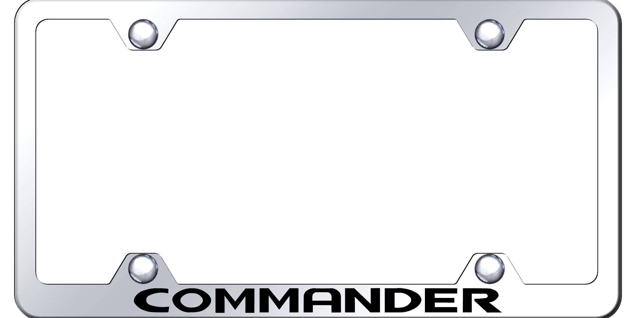 Commander Steel Wide Body Frame - Laser Etched Mirrored