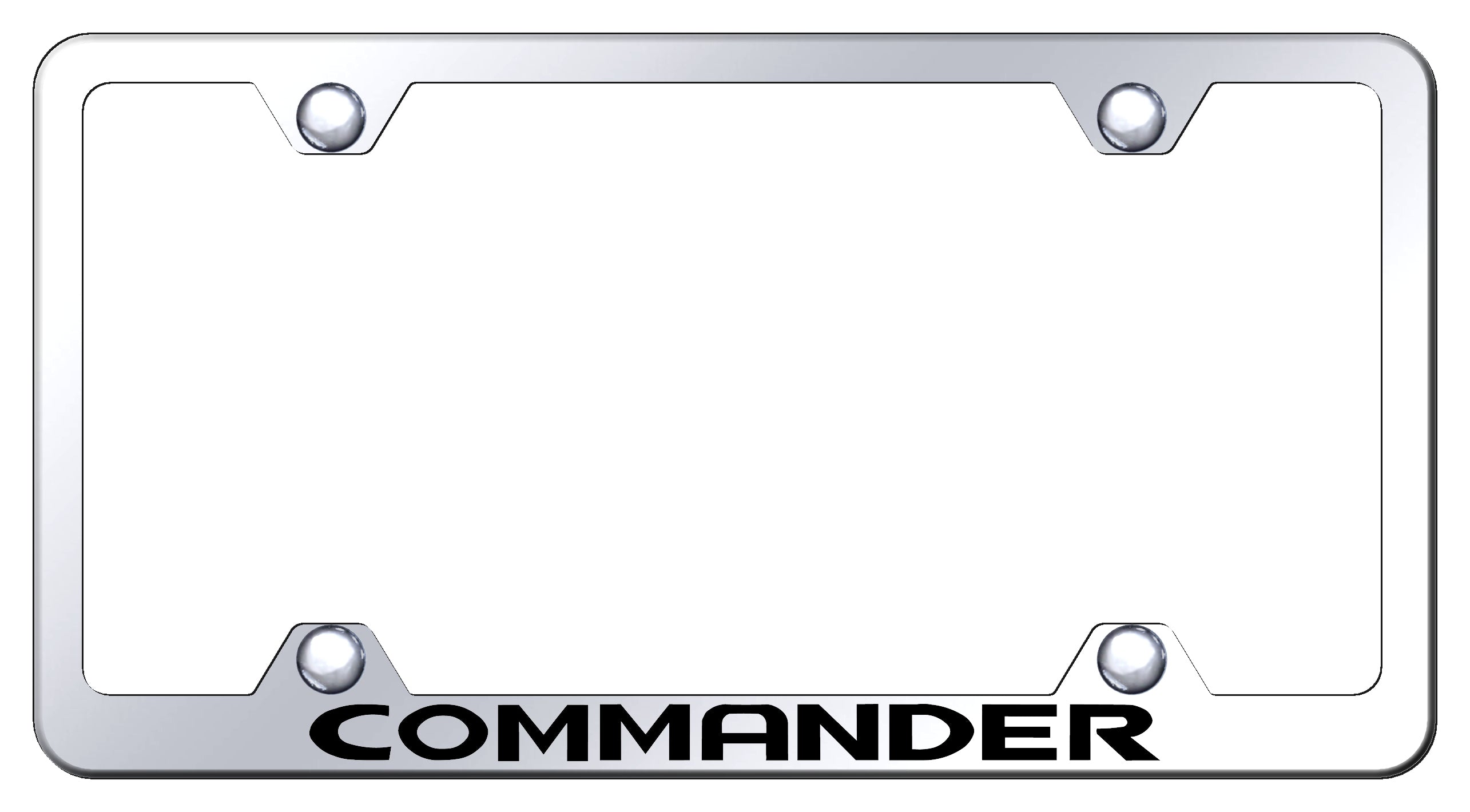 Commander Steel Wide Body Frame - Laser Etched Mirrored